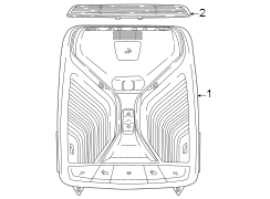 Overhead Console. Console assembly used.