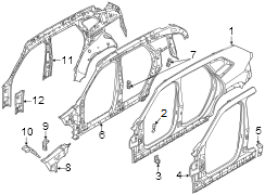 Door Lock Striker Plate