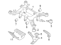 Suspension Crossmember Insulator (Front)