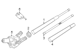 Back Glass Washer Nozzle (Rear)