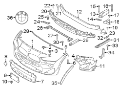 Bumper Impact Absorber (Upper)