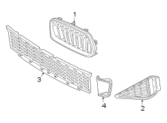 Grille (Left, Front, Upper)