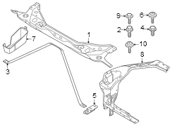 Headlight Bracket (Right, Upper, Lower)