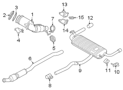 Exhaust Muffler (Rear)