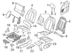 Seat Cushion Foam (Right)