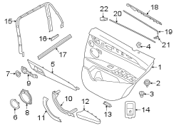 Door Lock Knob Bezel (Right)