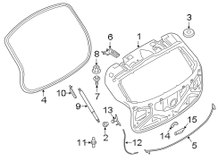 Liftgate Seal (Lower)