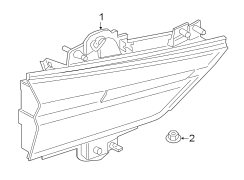 Back Up Light Socket (Rear)