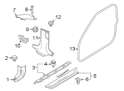 Door Sill Plate (Front)