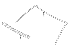 ROOF. WINDSHIELD HEADER & COMPONENTS.