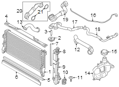 Radiator Support Panel Seal