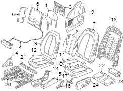 Seat Heater Pad (Upper)