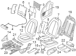 Seat Back Cushion (Left, Rear)