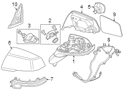 Door Mirror Housing (Right)