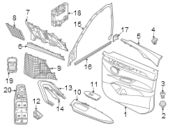 Door Window Molding (Upper)