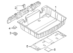 Trunk Floor Storage Box (Front, Rear)