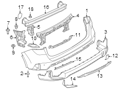 Bumper Impact Absorber (Left)