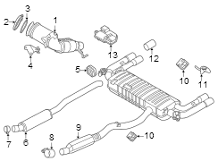 Exhaust System Hanger Bracket (Rear)