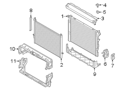 Radiator Support Access Cover Insulator (Lower)