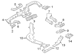 Instrument Panel Air Duct Bracket