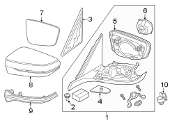 Door Mirror Cover (Lower)