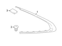 Quarter Panel Reveal Molding (Front, Rear, Upper)