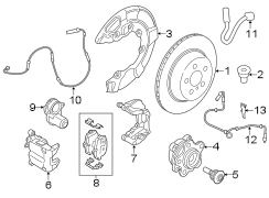 Disc Brake Pad Wear Sensor (Rear)