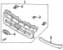 Grille Molding (Left, Front). Grille Molding. Blank.