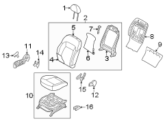 Seat Back Assembly (Front)