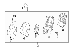 Seat Back Assembly (Left, Front)