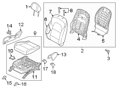 Seat Back Assembly (Right, Front)