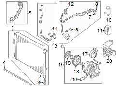 A/C Refrigerant Discharge Hose