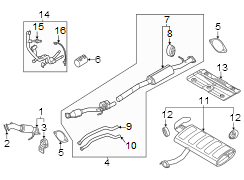 Exhaust Muffler (Front)