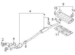 Exhaust Muffler (Front)