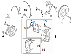 Image of Disc Brake Rotor (Front) image for your 2018 Hyundai Elantra   
