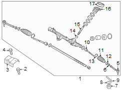 Rack and Pinion Heat Shield