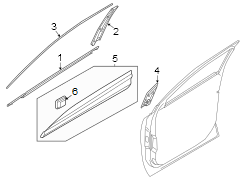 Door Molding (Front, Upper, Lower)