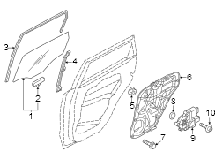 Window Channel (Rear, Upper, Lower)