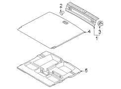 Trunk Floor Storage Box (Rear, Lower). Trunk Floor Storage Box.