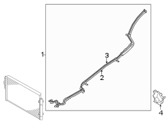 Image of A/C Pipe (Rear) image for your 2024 Kia Niro   