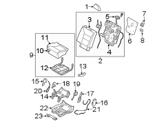 Seat Cushion Foam (Right)