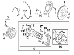 Disc Brake Kit (Left, Front)