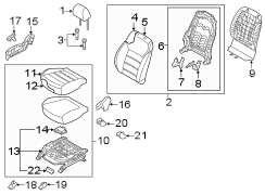 Seat Back Assembly (Right, Front)