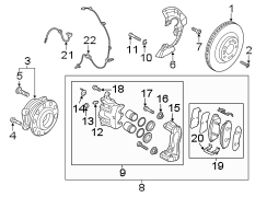 ABS Wheel Speed Sensor (Front)