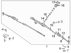 Rack And Pinion Pinion Seal