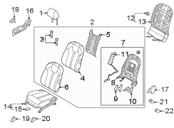 Seat Cushion Foam (Front)