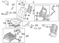 Seat Cushion Foam (Front)