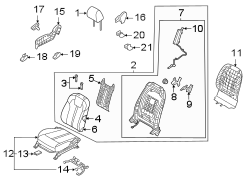 Seat Back Assembly (Right, Front)