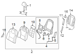 Seat Back Cushion Cover (Front, Rear)