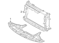 Radiator Support Air Deflector (Front, Upper, Lower)